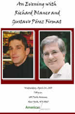 Richard Blanco and Gustavo P&eacute;rez Firmat