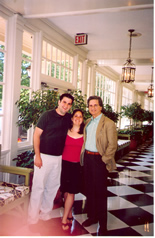 David, Miriam, and Gustavo